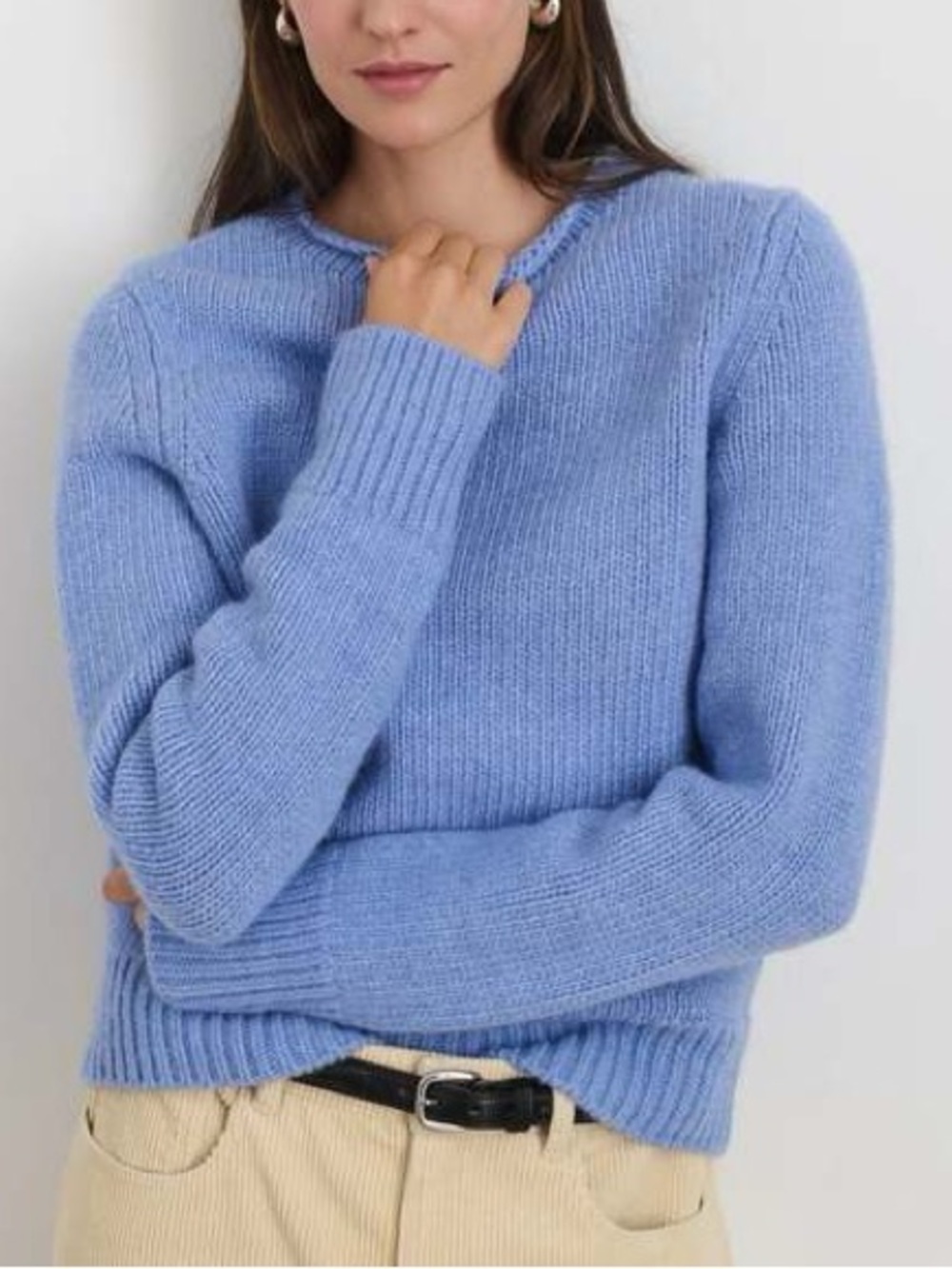 Alex Mill Jamie Wool Sweater Cozy Chunky Ribbed Roll-neck Crewneck Pullover S